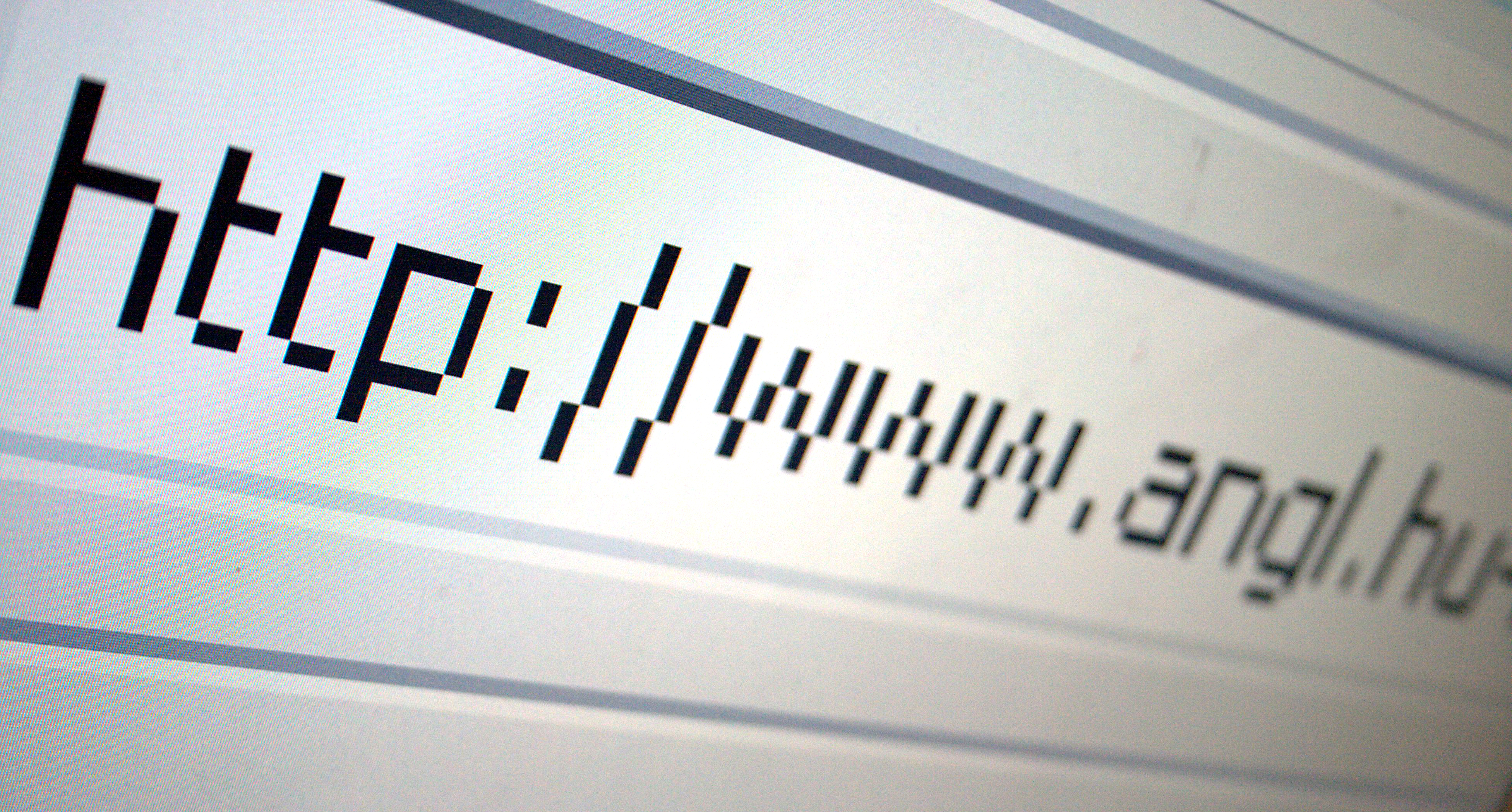computer screen showing an URL